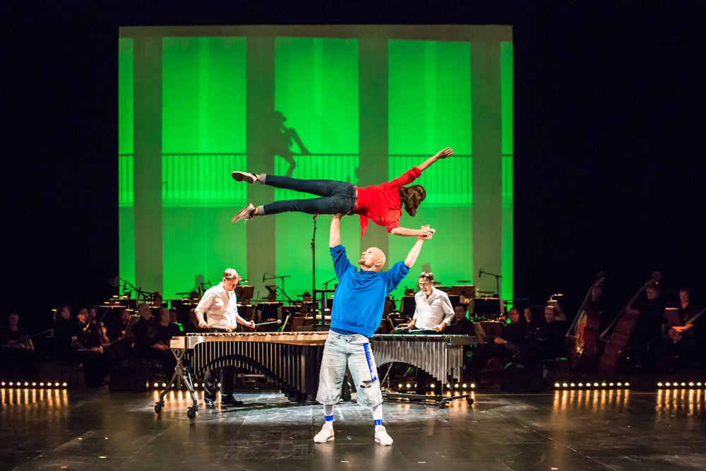 Premiere von SYMPHONIX im Festspielhaus Hellerau (® Christoph Seidler)