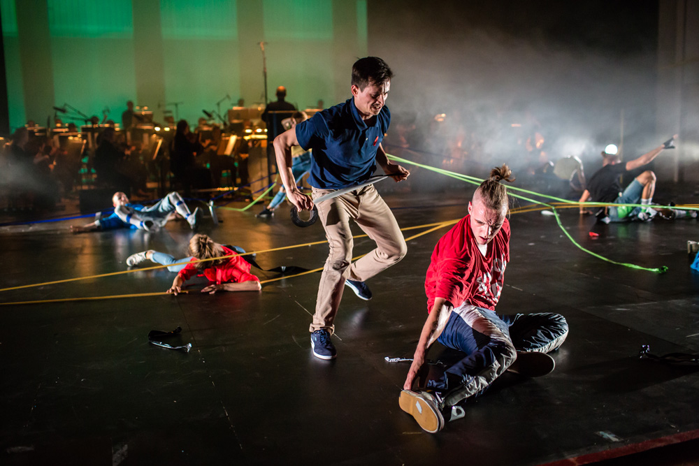 Premiere von SYMPHONIX im Festspielhaus Hellerau (® Christoph Seidler)