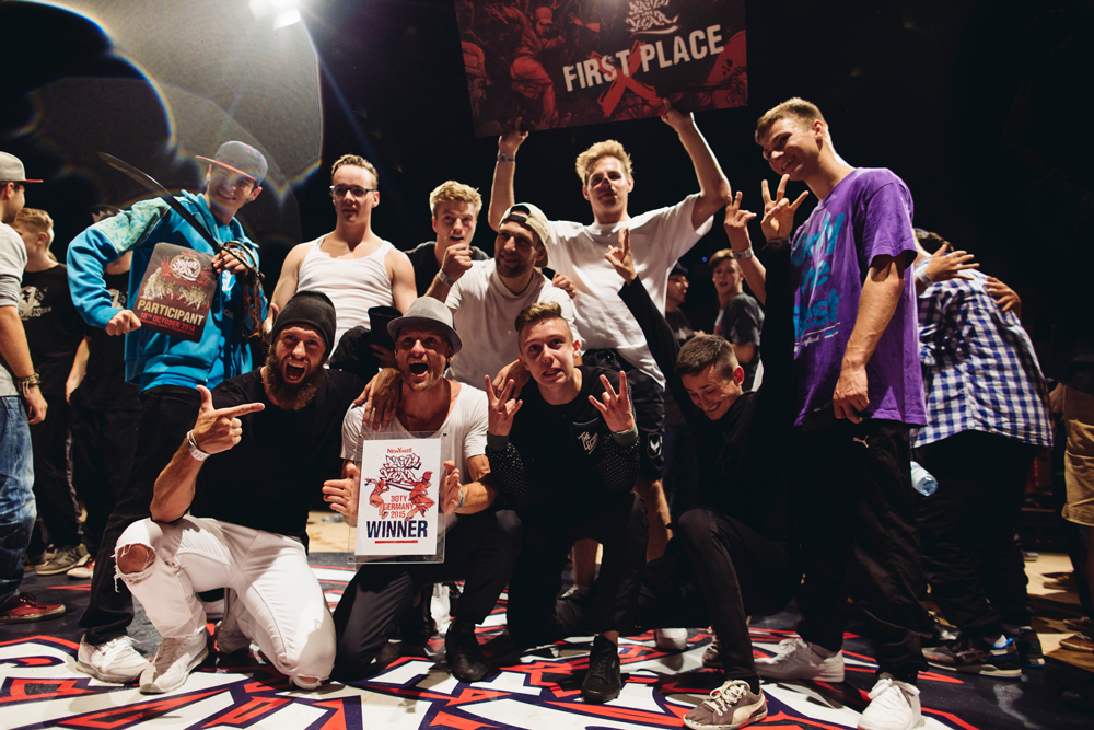 THE SAXONZ beim Battle Of The Year Germany 2015 (Foto: Erik Gross)