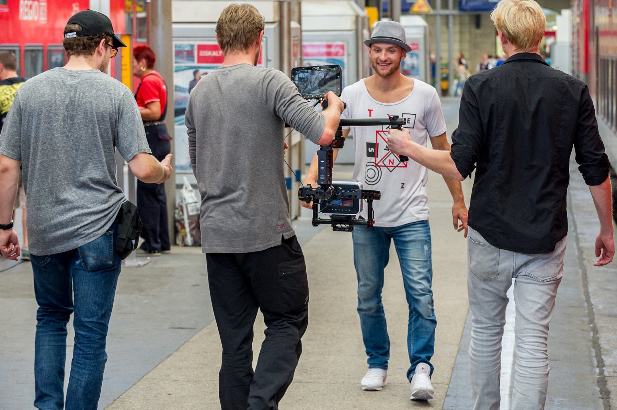 Dreharbeiten zum neuen Imagefilm der Deutschen Bahn (Foto: Centre Films/Arvid Müller)