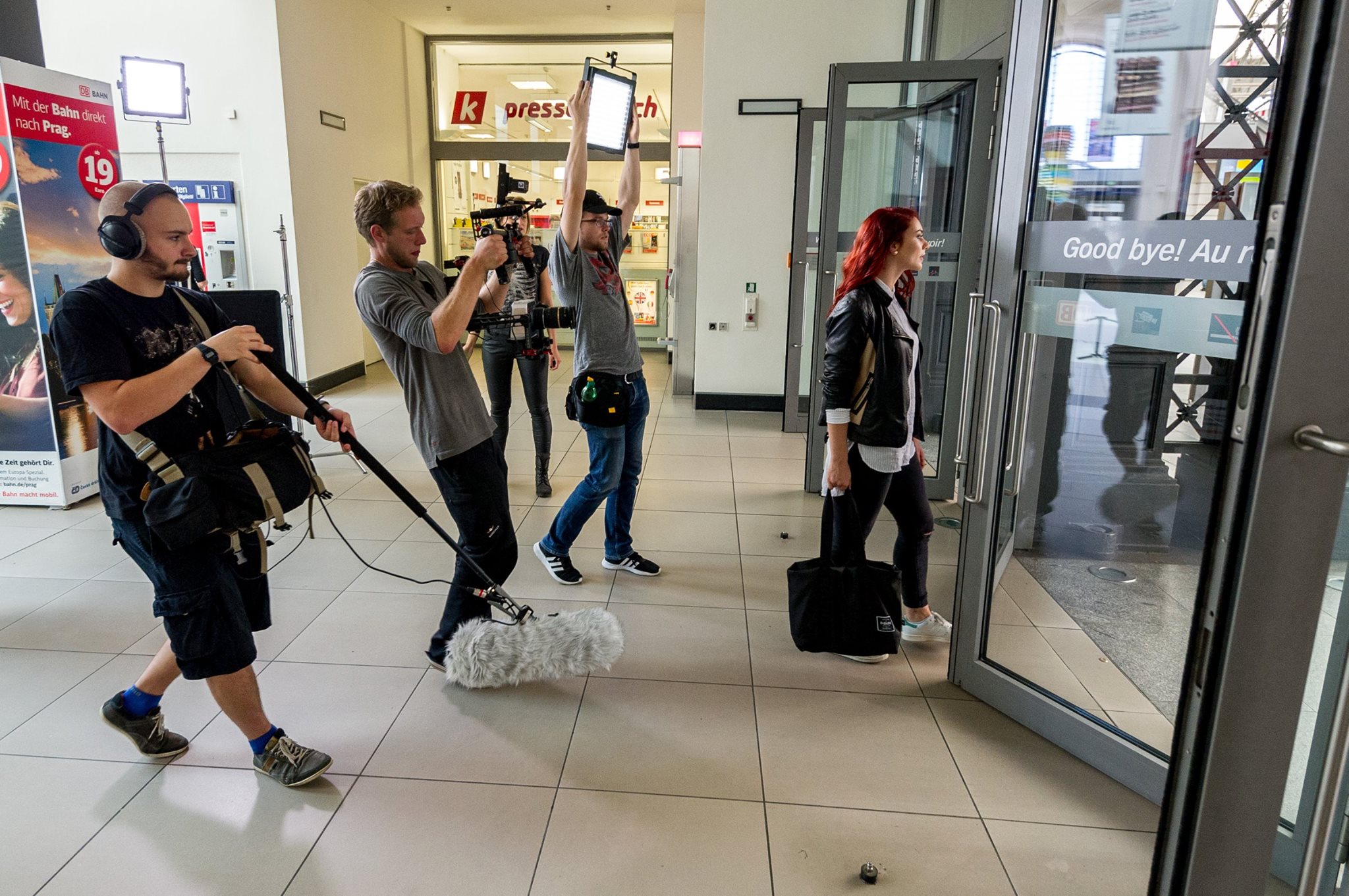 Dreharbeiten zum neuen Imagefilm der Deutschen Bahn (Foto: Centre Films/Arvid Müller)