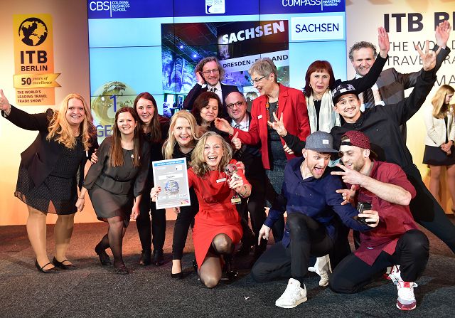 The Saxonz auf der ITB 2016 in Berlin (® Wolfgang Schmidt/TMGS)