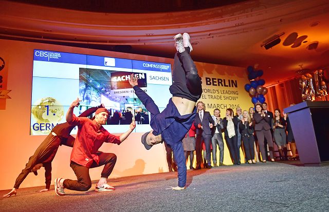 The Saxonz auf der ITB 2016 in Berlin (® Wolfgang Schmidt/TMGS)